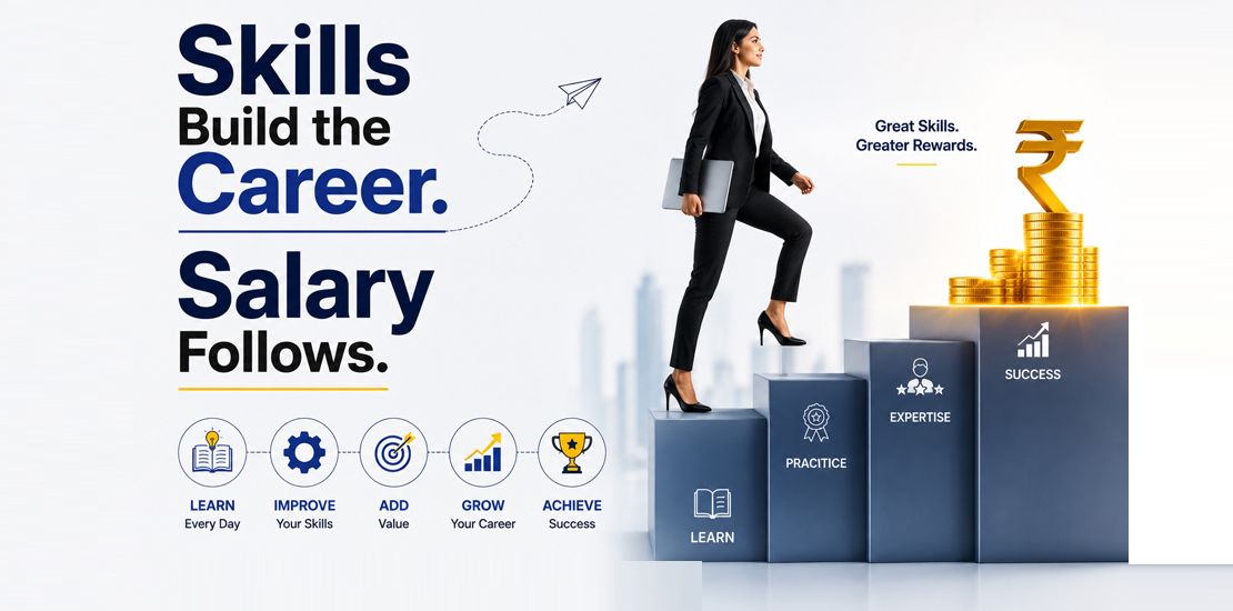 Skills Build the Career. Salary Follows.
