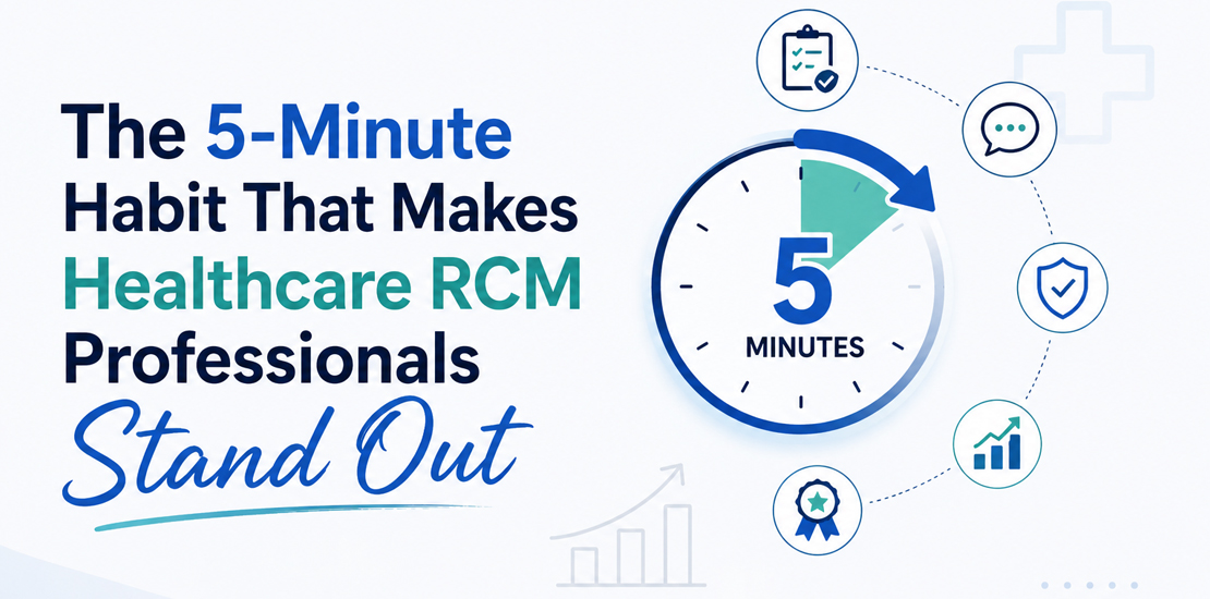 The 5-Minute Habit That Makes Healthcare RCM Professionals Stand Out